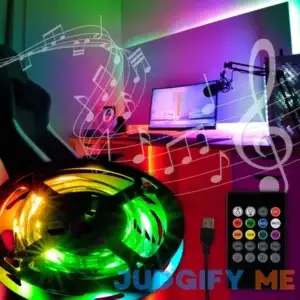 Great Value USB Powered Sound Reactive Color Changing Tape Light for Indoor Use