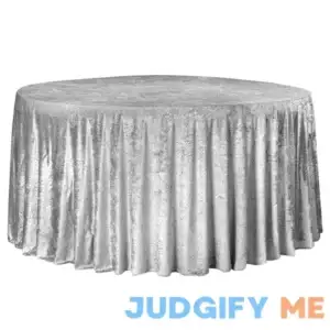 132 in Pinchwheel Round Tablecloth