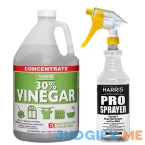 Harris 128 oz. 30% Cleaning Vinegar Concentrate and 32 oz. Professional Spray Bottle