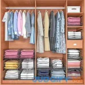 1pc 3-tier Sliding Closet Organizers And Drawer Storage Shelves