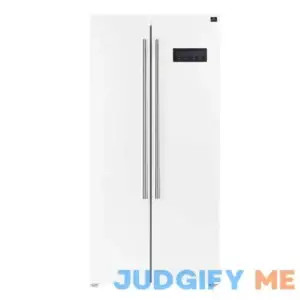 Forno Salerno Espresso 33-inch Side-by-Side 15.6 Cu.Ft. White Refrigerator