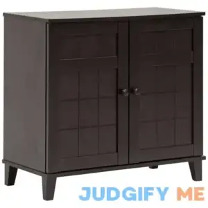 Baxton Studio Glidden Wood Modern Shoe Cabinet