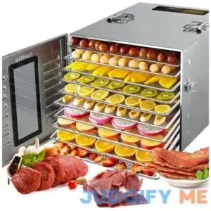 Septree Commercial Large 10 Trays Food Dehydrator Usable Area up to 17ftВІ