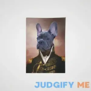 The General - Custom Pet Portrait Poster Wall Art | Crown And Paw