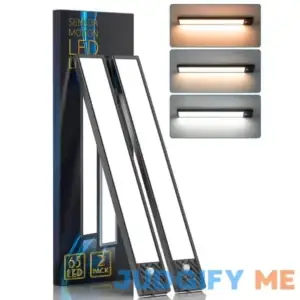 HIBOITEC 2024 Newest 65 LED Motion Sensor Lights Indoor 3 Color Temps