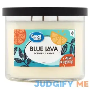 Great Value 3-Wick Blue Lava Scented Candle