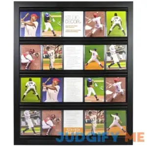 Collector Sports Card Wall Display Frame by Studio Decor