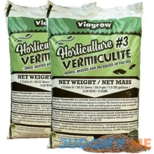 Viagrow Horticultural Vermiculite 29.9 Quarts/ 1 cubic ft / 7.5 gallons / 28.25 liters