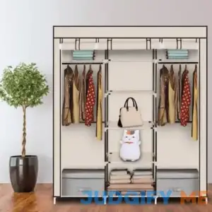 Zpl 69 Inch Portable Closet Clothes Wardrobe With 12 Storage Shelves