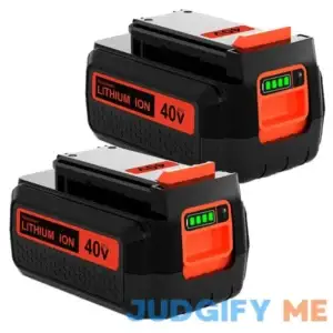 2 Packs 3.0Ah 40 Volt LBX2540 LBX2040 Replacement Battery Compatible with Black and Decker 40V Lithium Battery LBXR36 LBXR2036 LBX36(Orange)