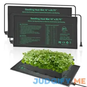 Bestio Seedling Heat Mat 10 x 20.75 in 2 Pack