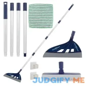 Multifunctional Replaceable Silicone Broom Magic: Rubber Pet Hair Broom - Squeegee Broom for Floor - Magic Broom Sweeper - Rubber Brooms for Floor