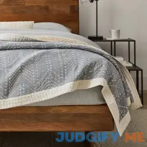 West Elm Organic Double Cloth Arrow Blanket