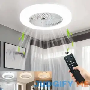 Szleomay Bladeless Ceiling Fans with Lights