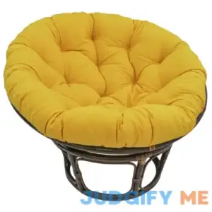 Blazing Needles Solid Twill Papasan Cushion