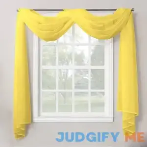 Decotex Sheer Voile Scarf Valance