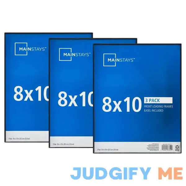 Mainstays 8x10 Front Loading Basic Tabletop Picture Frame Mainstays 8x10 Front Loading Basic Tabletop Picture Frame