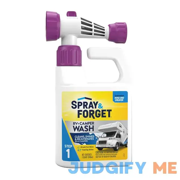 Spray & Forget RV & Camper Cleaner with Hose End Adapter Spray & Forget RV & Camper Cleaner with Hose End Adapter