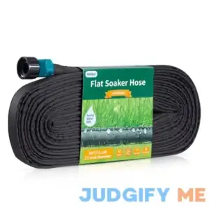 Hlinker Flat Soaker Hose 12 75Ft Linkable consistent Drip Irrigation Hose Save 80 Water