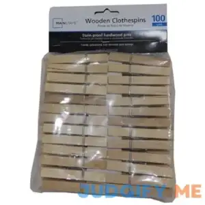 Mainstays Wood Clothespins