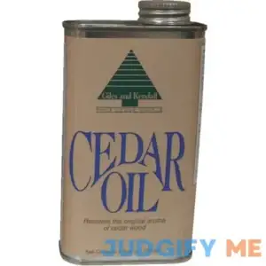Giles & Kendall Cedar Oil Clear 8 oz