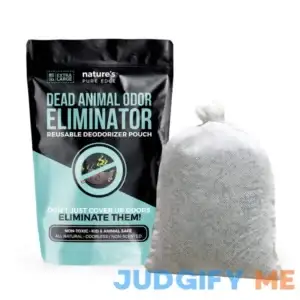 Nature's Pure Edge dead Animal Smell Removal Reusable Deodorant Pouch. Eliminate dead Animal Smell Without Scent. Decay Odor Remover. Fragrance Free. Pet and Kid Safe