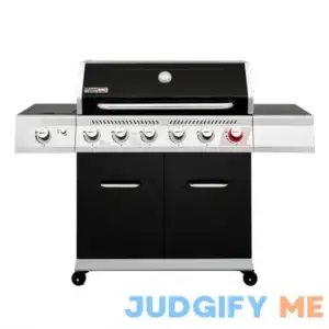 Royal Gourmet 6 Burner BBQ Liquid Propane Gas Grill with Sear Burner and Side Burner GA6402H