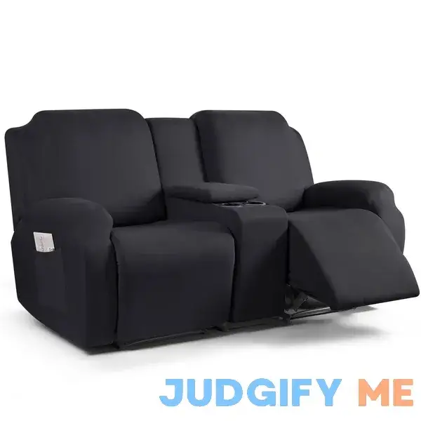 TAOCOCO Reclining Loveseat with Middle Console Slipcover TAOCOCO Reclining Loveseat with Middle Console Slipcover