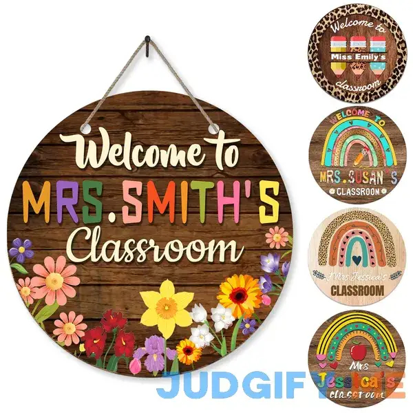 Teacher Door Sign for Classroom Personalized Teacher Name Sign Custom Teacher Door Hanger Rainbow Teacher Welcome Signs Customized Teacher Gifts Teacher Door Sign for Classroom Personalized Teacher Name Sign Custom Teacher Door Hanger Rainbow Teacher Welcome Signs Customized Teacher Gifts
