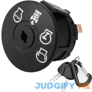 Generic Lawn Mower Ignition Switch 4 Position with Key for Craftsman