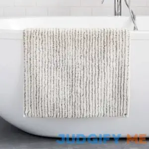 West Elm Tufted Stripe Bath Mat
