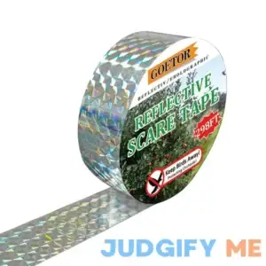 GOETOR Bird Scare Tape Ribbon Flash Double Sided Reflective Ribbon 298 Feet