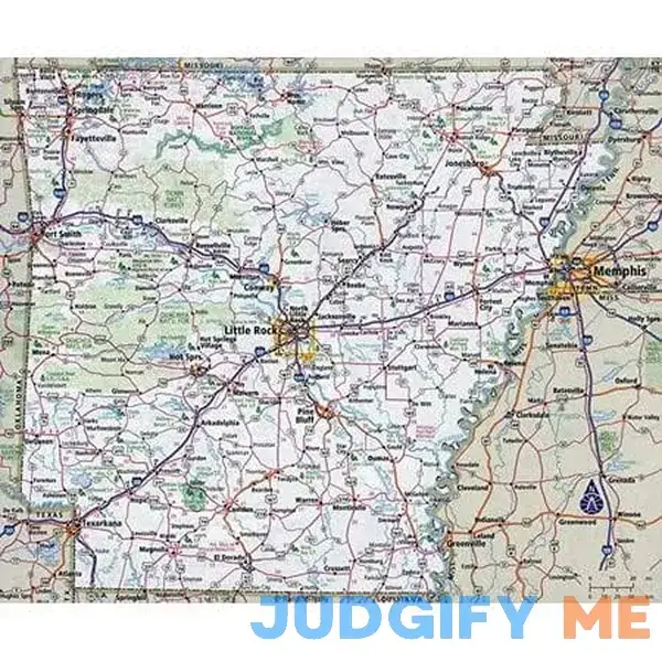 Iconic Arts Laminated 29x24 Poster: Arkansas Road Map My Blog Iconic Arts Laminated 29x24 Poster: Arkansas Road Map My Blog