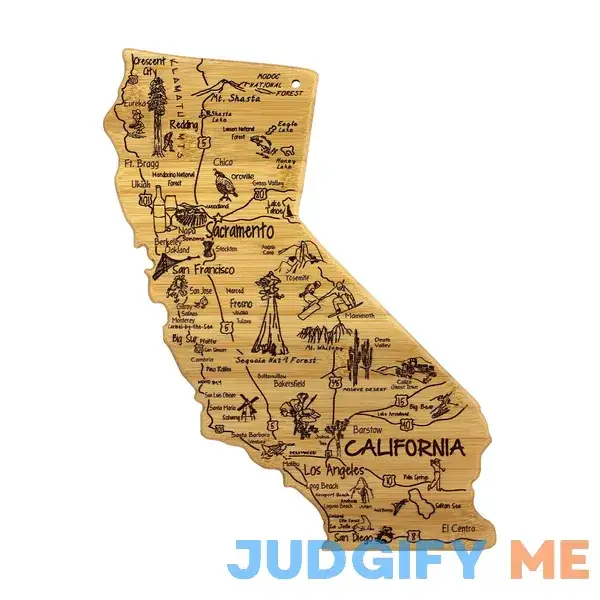 Totally Bamboo California Destination Cutting Serving Board Totally Bamboo California Destination Cutting Serving Board