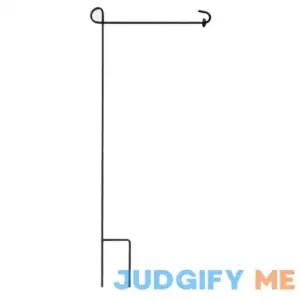 Meadow Creek Fall Outdoor Garden Forged Steel Flag Stand 15 inch W x 40 inchh