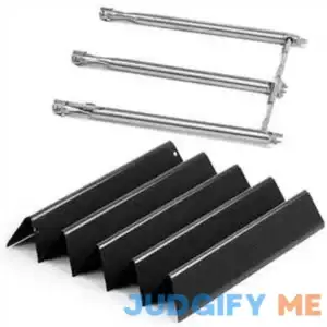 7636 Flavorizer Bars and 69787 Grill Burner Replacement Parts for Weber Spirit II & I E310 E320 S310 S320