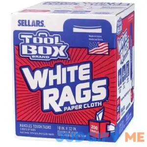 Sellars White Shop Rags 58202