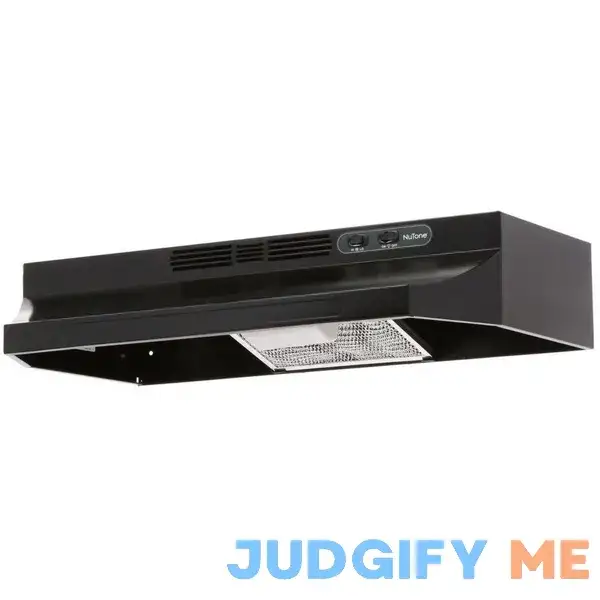 Broan-NuTone RL6200 Series 30 in. Ductless Under Cabinet Range Hood with Light in Black Broan-NuTone RL6200 Series 30 in. Ductless Under Cabinet Range Hood with Light in Black