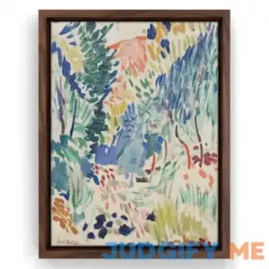 Matisse Neutral Framed On Canvas by Artvir Print Red Barrel Studio Frame