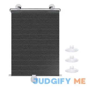 No Drilling Retractable Roller Window Shades W/3 Suction Cups