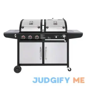Royal Gourmet 3-Burner Dual Fuel Cabinet Gas and Charcoal Grill Combo ZH3002SN