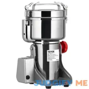 VEVOR Electric Grain Mill Grinder 3750W High-Speed Commercial Spice Grinders