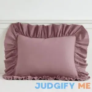 Washed Cotton Ruffle Organic Duvet