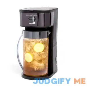 HomeCraft 3-Quart Black CafГ©' Ice Iced Coffee and Tea Brewing System