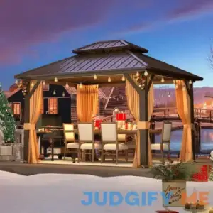 MELLCOM 10'x12' Hardtop Gazebo