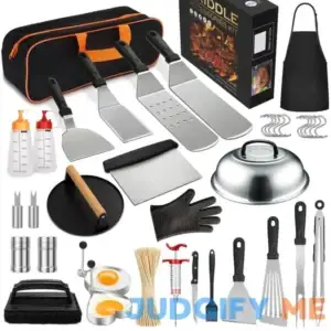 134 Pcs Griddle Accessories Kit [2024 Upgraded] - Griddle Tools Perfect for Blackstone Grill