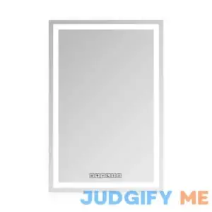 Rectangle Lighted LED Bathroom and Vanity Mirror 30 x with Anti Fog