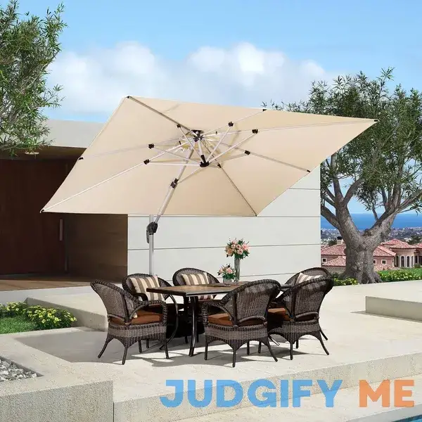 PURPLE LEAF 9' Rectangle Umbrella PURPLE LEAF 9' Rectangle Umbrella