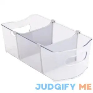 Mainstays Plastic Closet Bin with Removable Dividers
