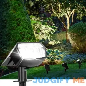 AUDERWIN Solar Spot Lights Outdoor Waterproof 4 Pack IP65